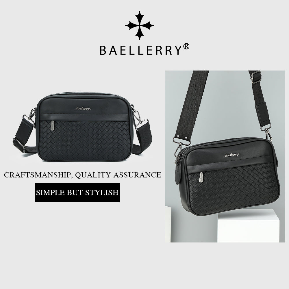 BAELLERRY N8914 Men's Crossbody Bag Briefcase PU Leather Messenger Shoulder Bag BAELLERRY N8914 Men's Crossbody Bag Briefcase PU Leather Messenger Shoulder Bag